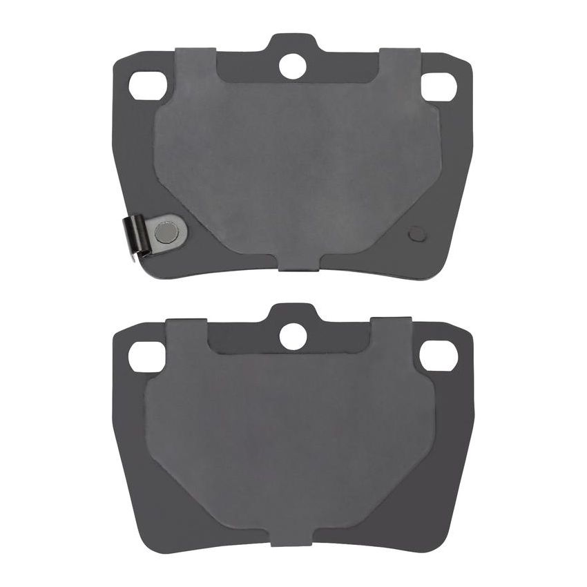 MPA 1001-1051M Quality-Built Premium Semi-Metallic Brake Pads w/ Hardware