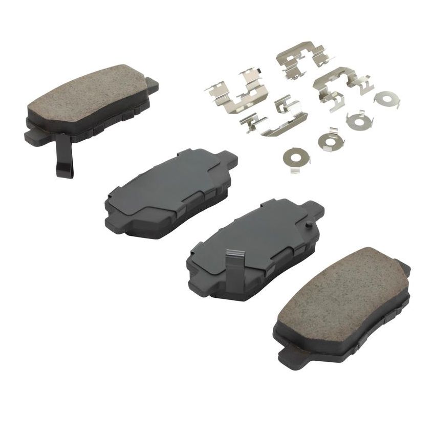 MPA 1001-1090C Quality-Built Premium Ceramic Brake Pads w/ Hardware