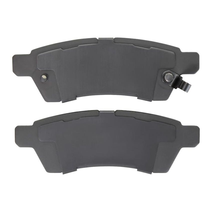 MPA 1001-1100M Quality-Built Premium Semi-Metallic Brake Pads w/ Hardware