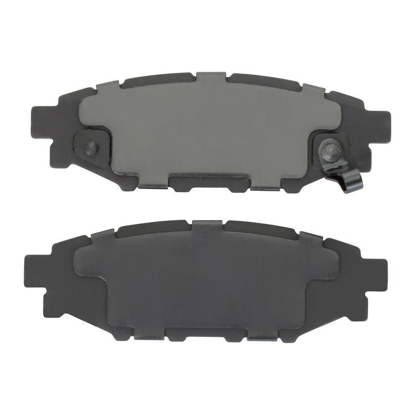 MPA 1001-1114M Quality-Built Premium Semi-Metallic Brake Pads w/ Hardware