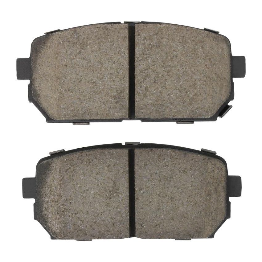 MPA 1001-1296C Quality-Built Premium Ceramic Brake Pads w/ Hardware