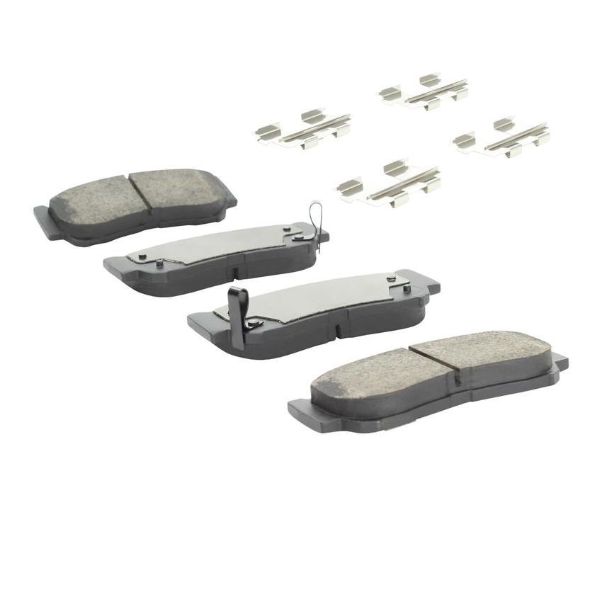 MPA 1001-1297M Quality-Built Premium Semi-Metallic Brake Pads w/ Hardware