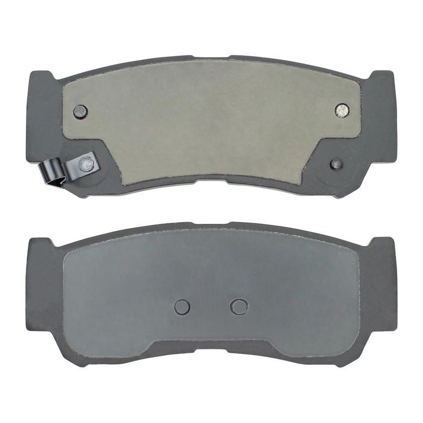 MPA 1001-1297M Quality-Built Premium Semi-Metallic Brake Pads w/ Hardware