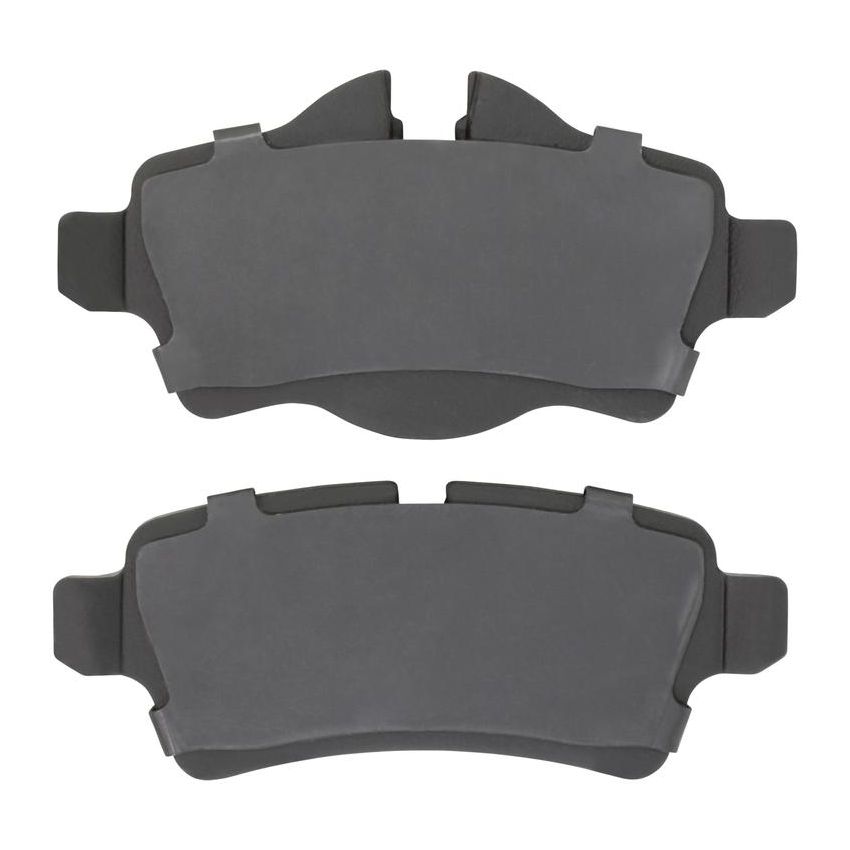 MPA 1001-1309M Quality-Built Premium Semi-Metallic Brake Pads w/ Hardware
