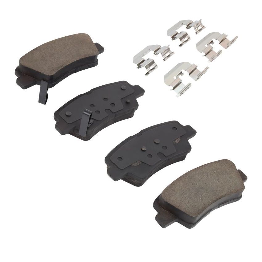 MPA 1001-1313C Quality-Built Premium Ceramic Brake Pads w/ Hardware