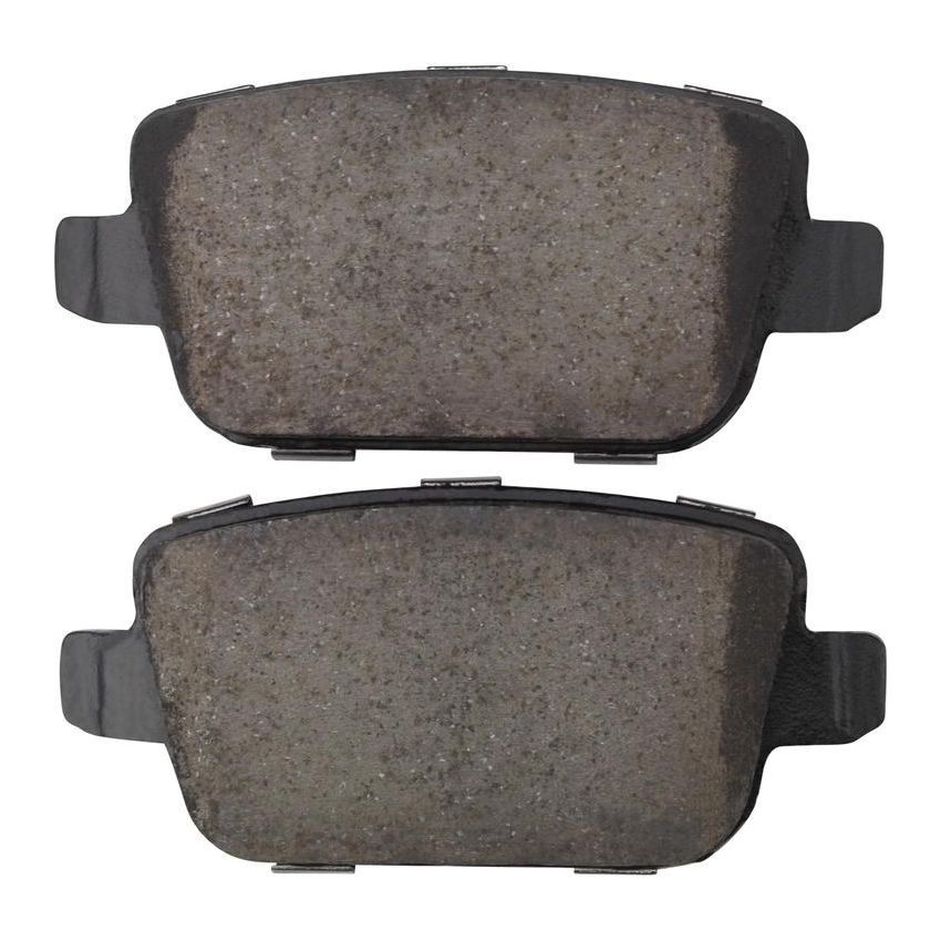 MPA 1001-1314M Quality-Built Premium Semi-Metallic Brake Pads w/ Hardware