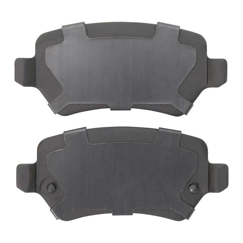 MPA 1001-1362M Quality-Built Premium Semi-Metallic Brake Pads w/ Hardware