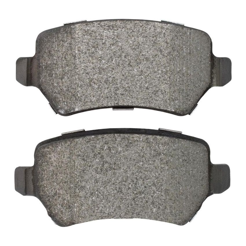 MPA 1001-1362M Quality-Built Premium Semi-Metallic Brake Pads w/ Hardware
