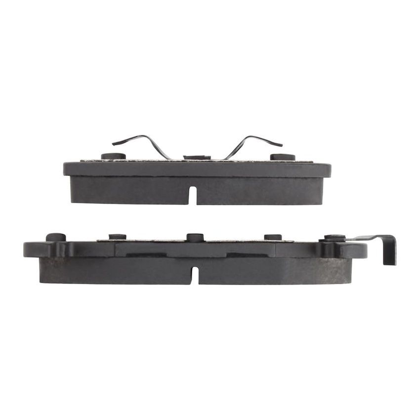 MPA 1003-0377M Quality-Built Black Series Semi-Metallic Brake Pads w/ Hardware
