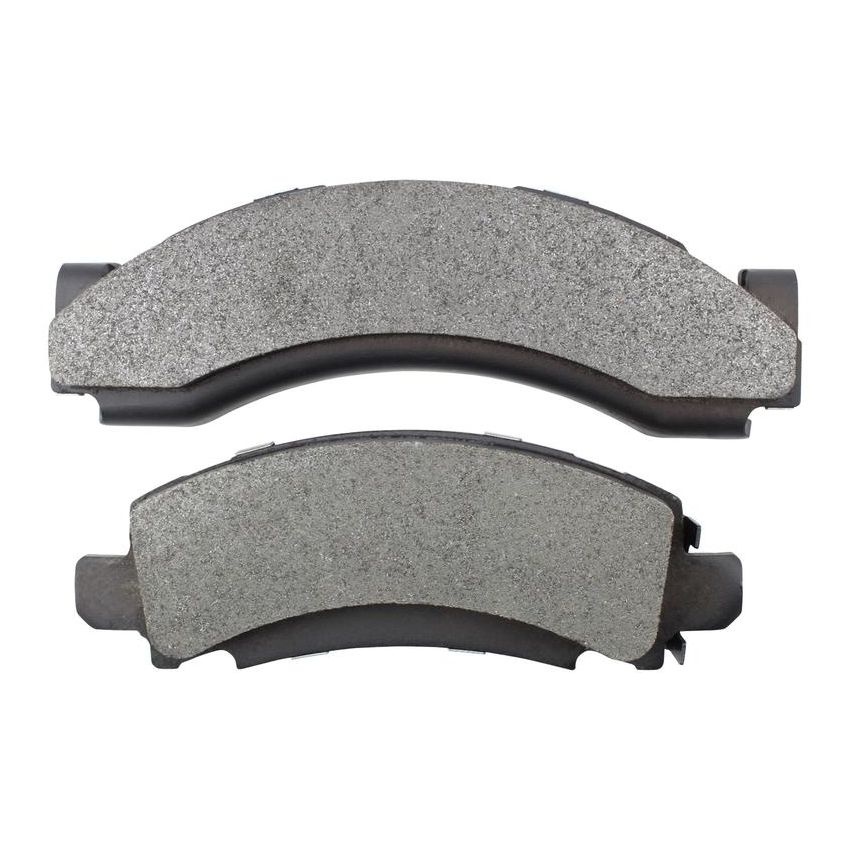 MPA 1003-0543M Quality-Built Black Series Semi-Metallic Brake Pads w/ Hardware