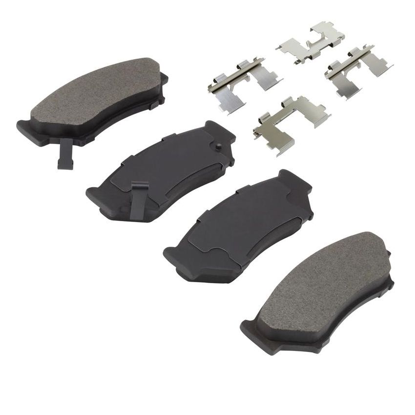 MPA 1003-0556C Quality-Built Black Series Ceramic Brake Pads w/ Hardware