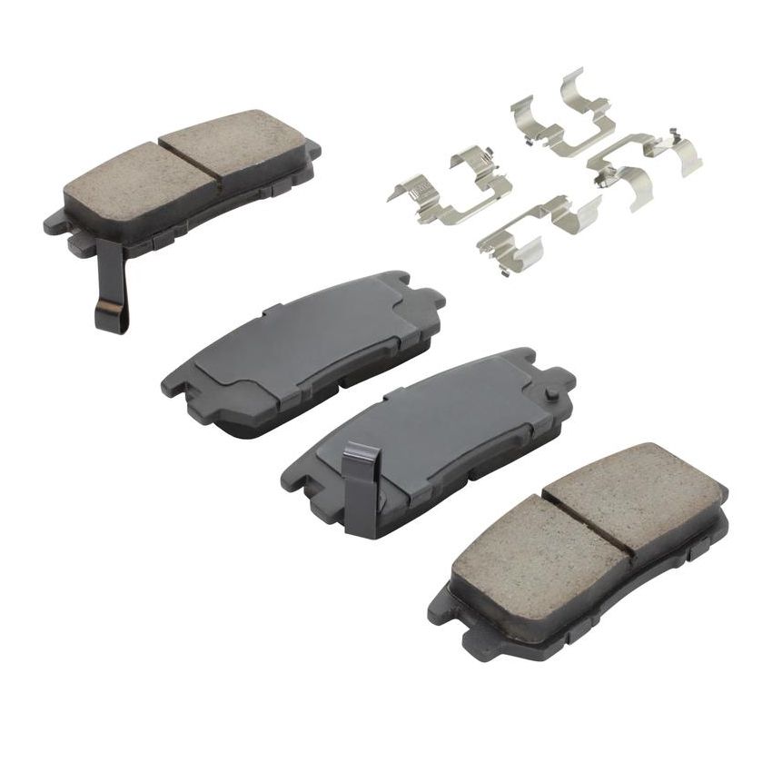 MPA 1003-0567C Quality-Built Black Series Ceramic Brake Pads w/ Hardware