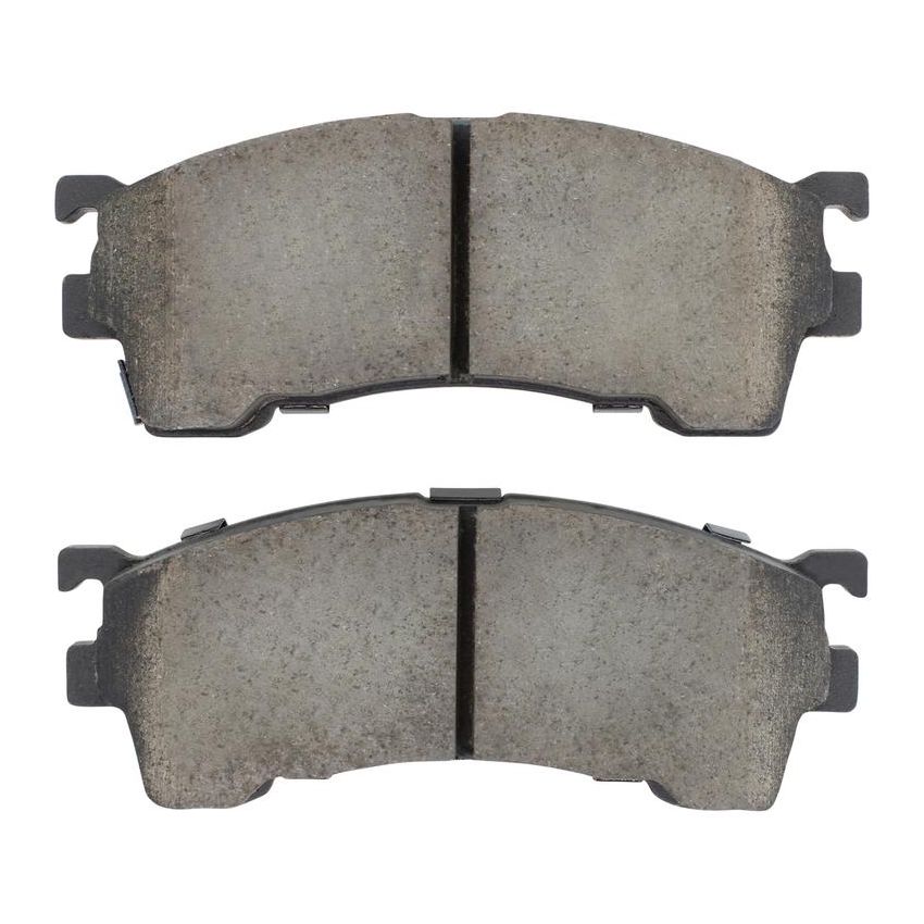 MPA 1003-0637C Quality-Built Black Series Ceramic Brake Pads w/ Hardware