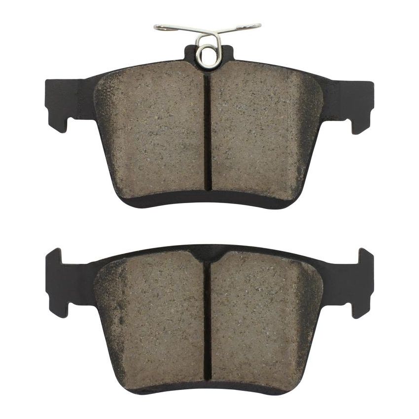 MPA 1003-1761C Quality-Built Black Series Ceramic Brake Pads w/ Hardware