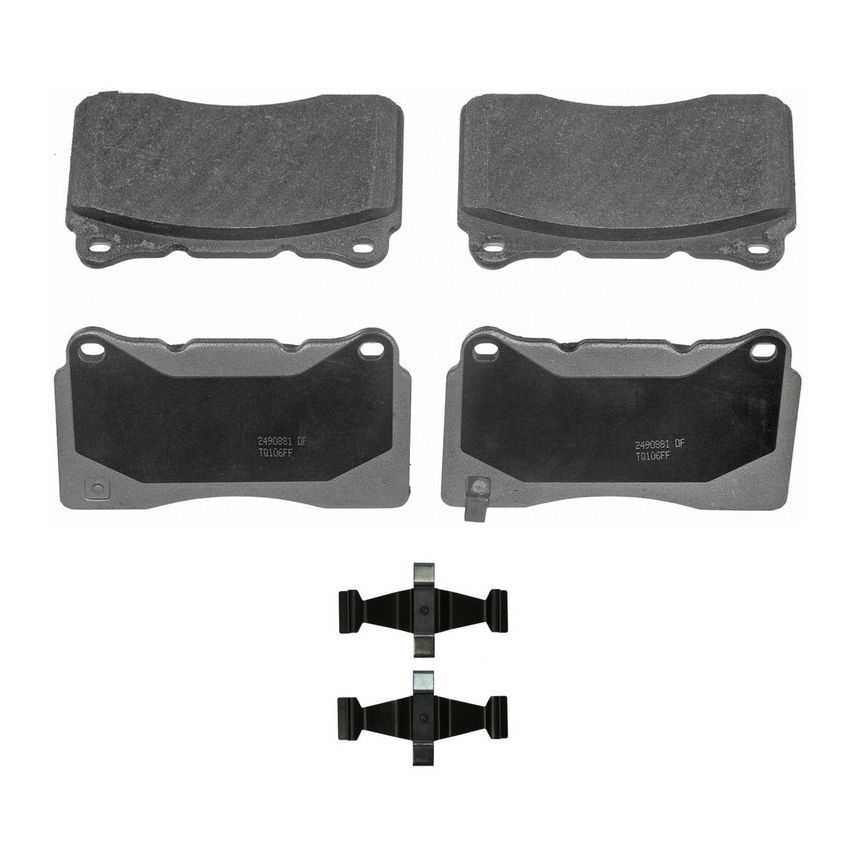 Wagner Brake MX1001A ThermoQuiet Semi-Metallic Disc Brake Pad Set