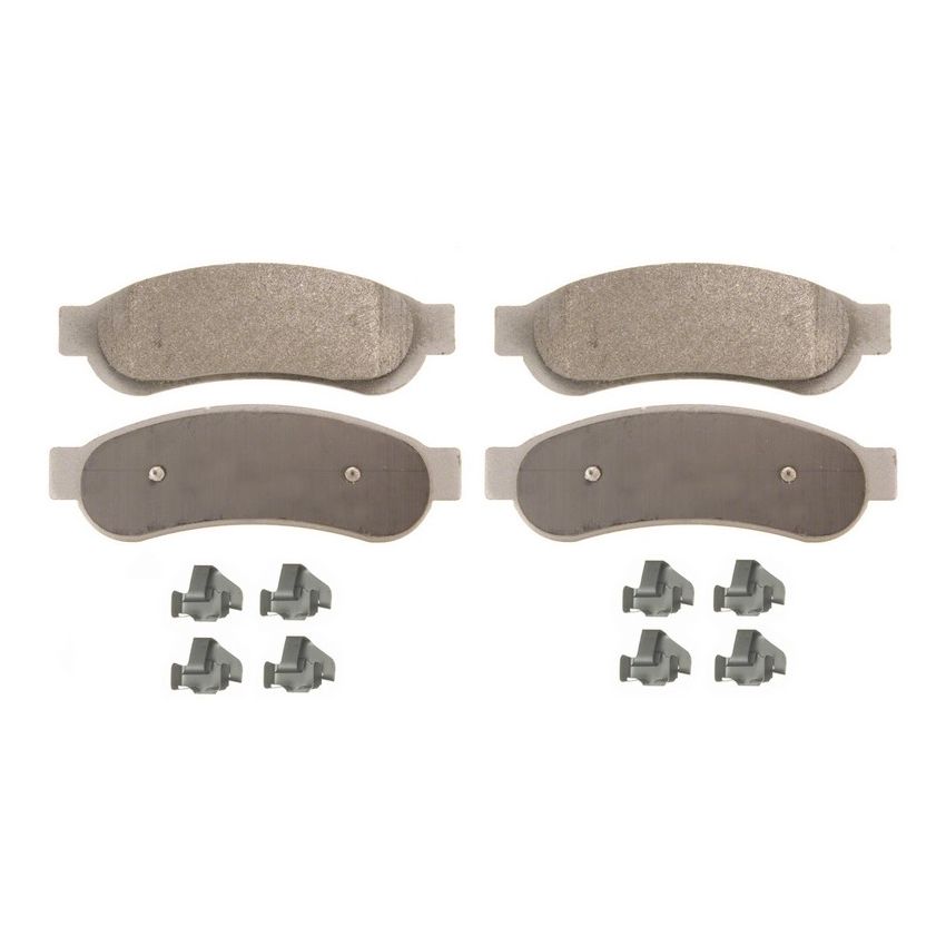 Wagner Brake MX1334 ThermoQuiet Semi-Metallic Disc Brake Pad Set