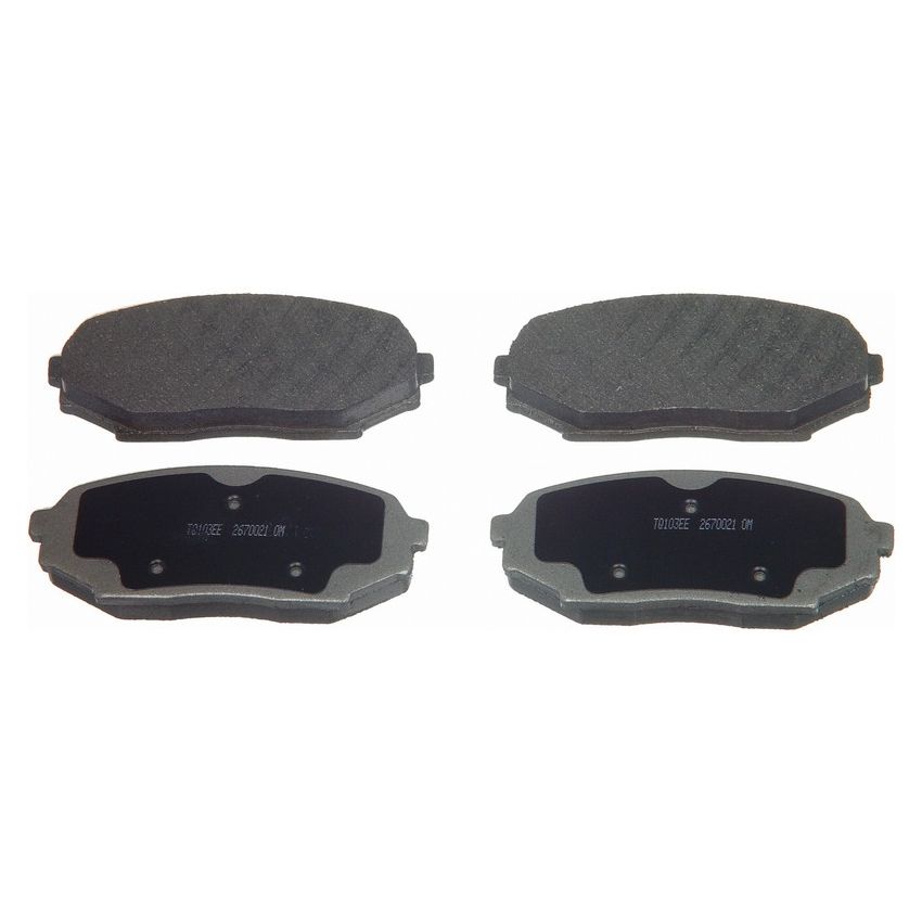 Wagner Brake MX525 ThermoQuiet Semi-Metallic Disc Brake Pad Set