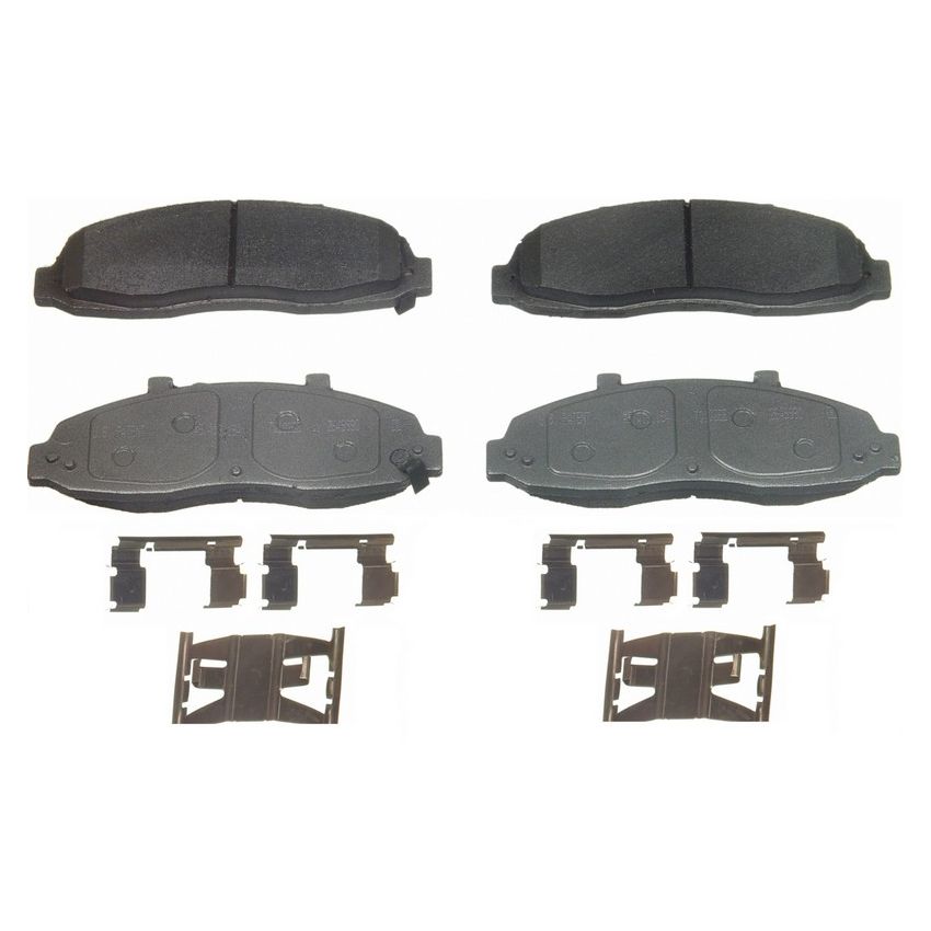 Wagner Brake MX679 ThermoQuiet Semi-Metallic Disc Brake Pad Set