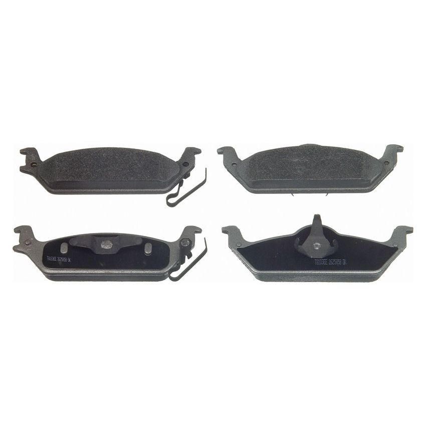 Wagner Brake MX963 ThermoQuiet Semi-Metallic Disc Brake Pad Set