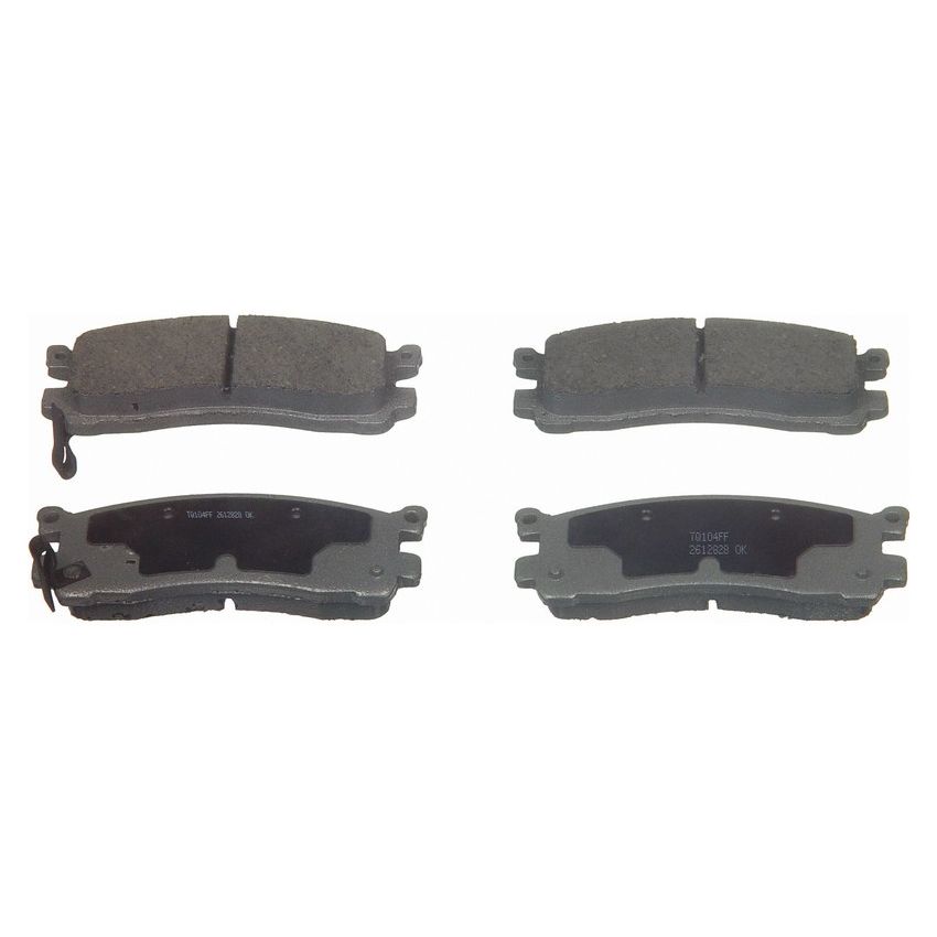 Wagner Brake PD553 ThermoQuiet Ceramic Disc Brake Pad Set