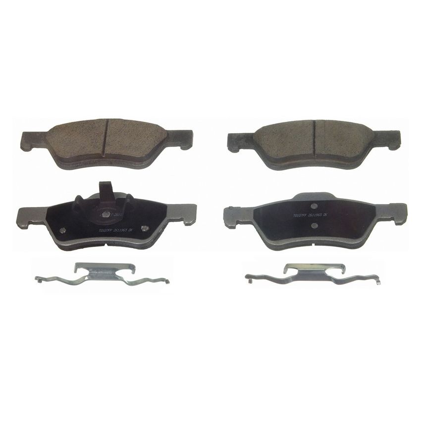 Wagner Brake QC1047 ThermoQuiet Ceramic Disc Brake Pad Set