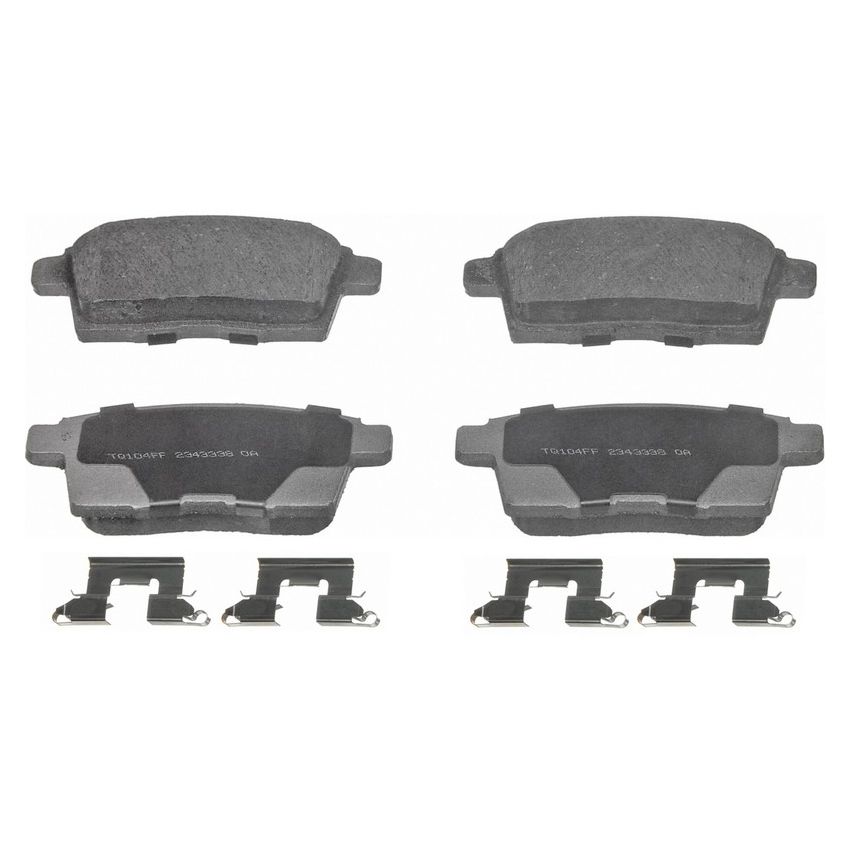 Wagner Brake QC1259 ThermoQuiet Ceramic Disc Brake Pad Set