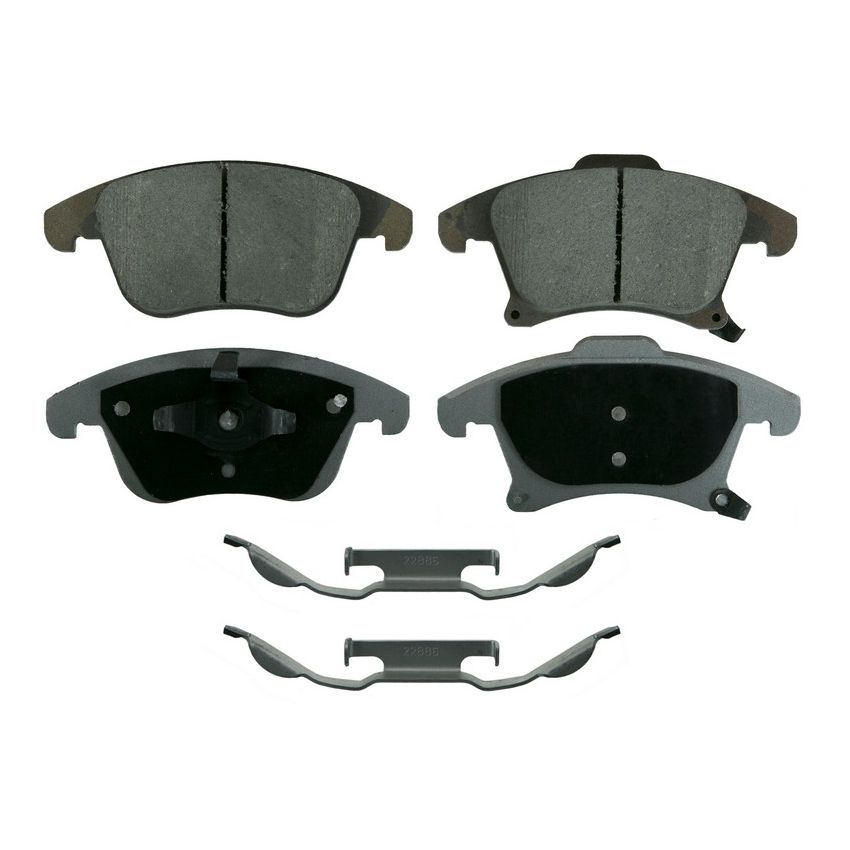 Wagner Brake QC1653 ThermoQuiet Ceramic Disc Brake Pad Set