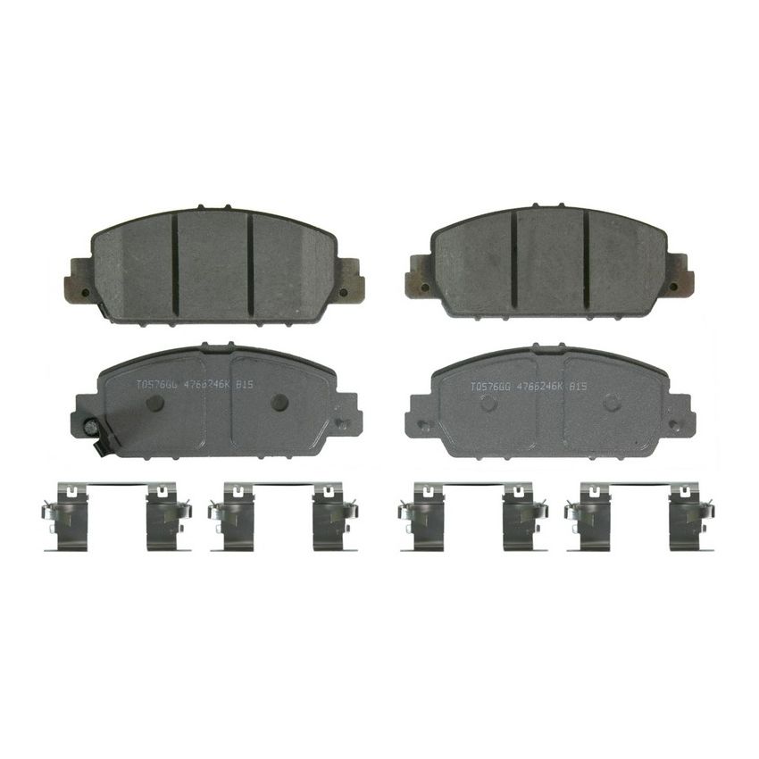 Wagner Brake QC1654 ThermoQuiet Ceramic Disc Brake Pad Set