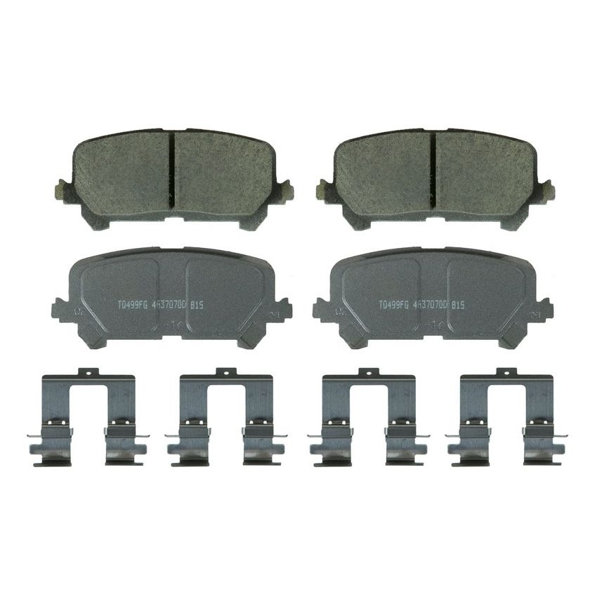 Wagner Brake QC1724 ThermoQuiet Ceramic Disc Brake Pad Set