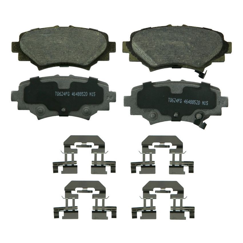 Wagner Brake QC1729 ThermoQuiet Ceramic Disc Brake Pad Set
