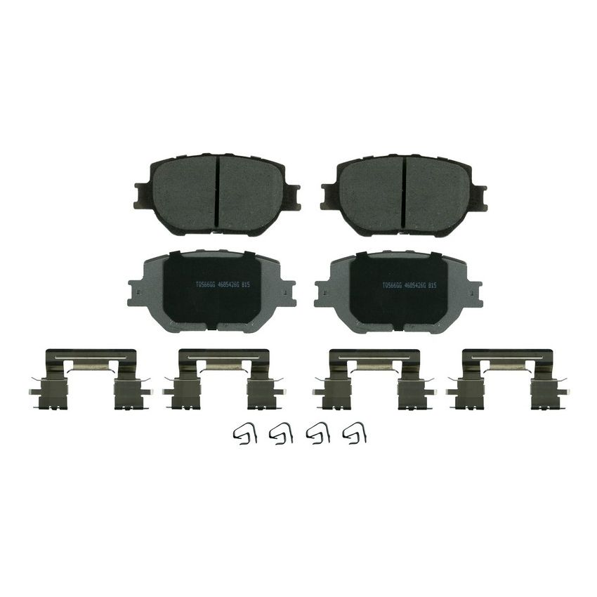 Wagner Brake QC1733 ThermoQuiet Ceramic Disc Brake Pad Set