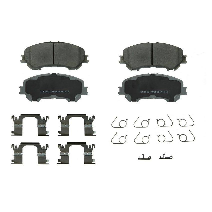 Wagner Brake QC1737 ThermoQuiet Ceramic Disc Brake Pad Set