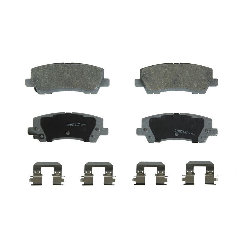 Wagner Brake QC1793 ThermoQuiet Ceramic Disc Brake Pad Set