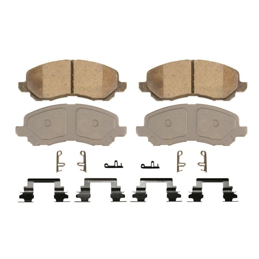 Wagner Brake QC866 ThermoQuiet Ceramic Disc Brake Pad Set