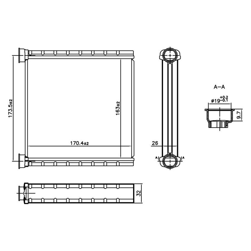NISSENS 707278 HVAC Heater Core
