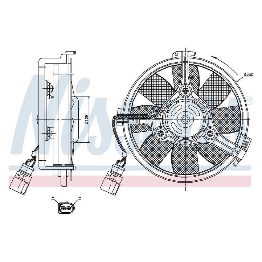 NISSENS 85547 Engine Cooling Fan