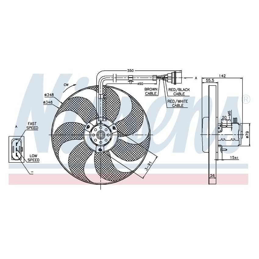 NISSENS 85683 Engine Cooling Fan