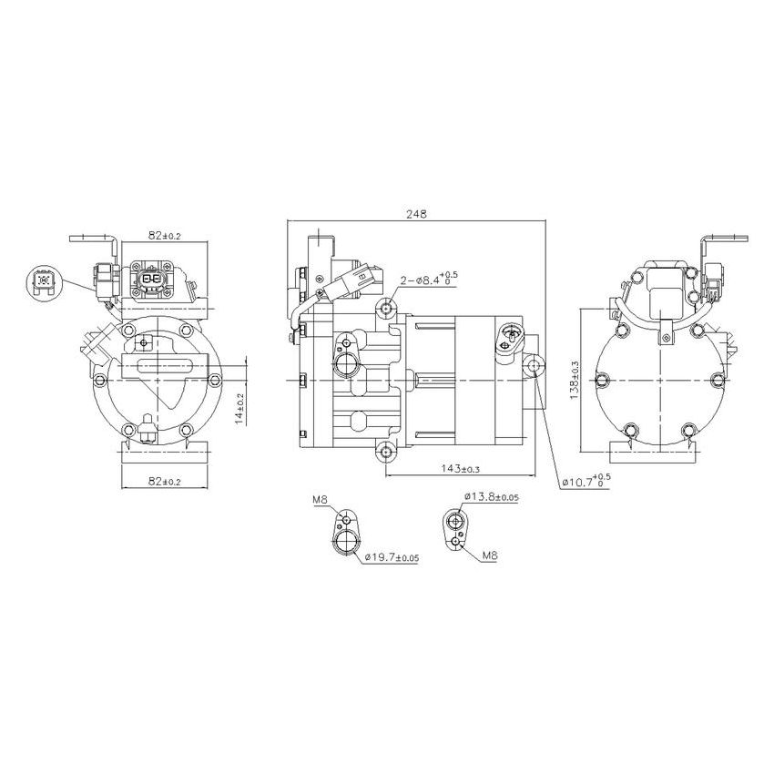 NISSENS 890770 Air Conditioning Compressor