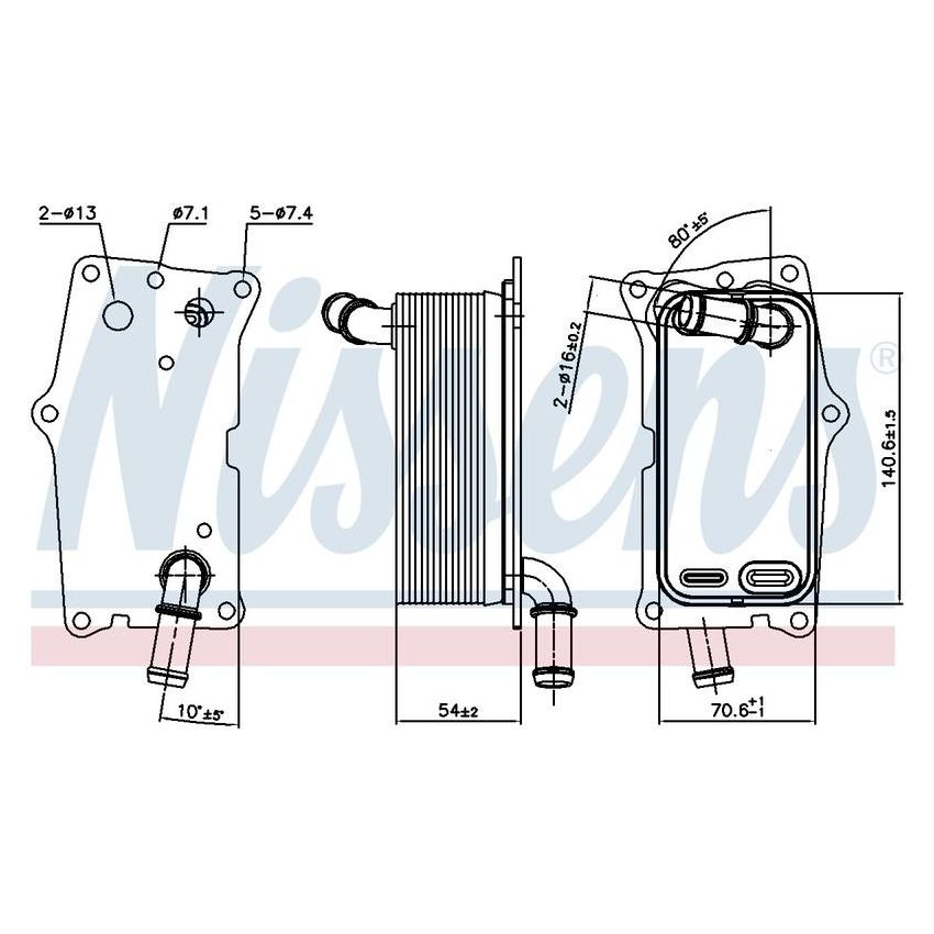 NISSENS 91104 Automatic Transmission Oil Cooler