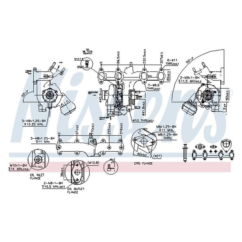 NISSENS 93090 Turbocharger