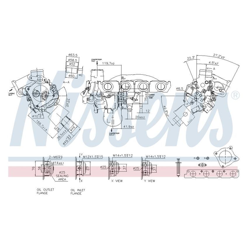 NISSENS 93193 Turbocharger