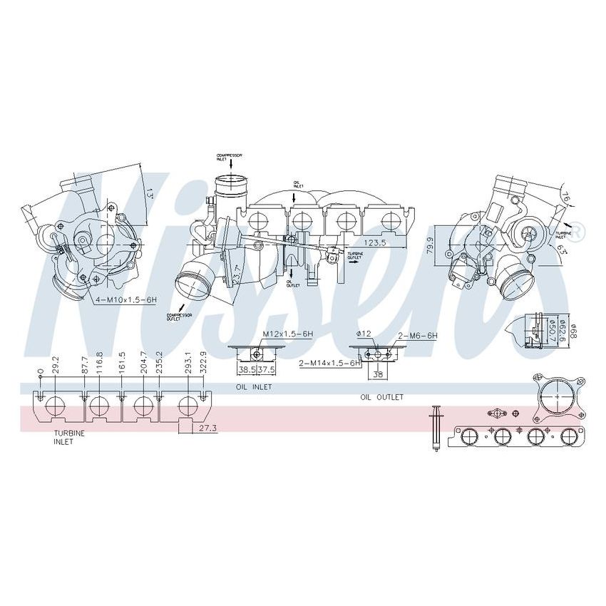 NISSENS 93196 Turbocharger