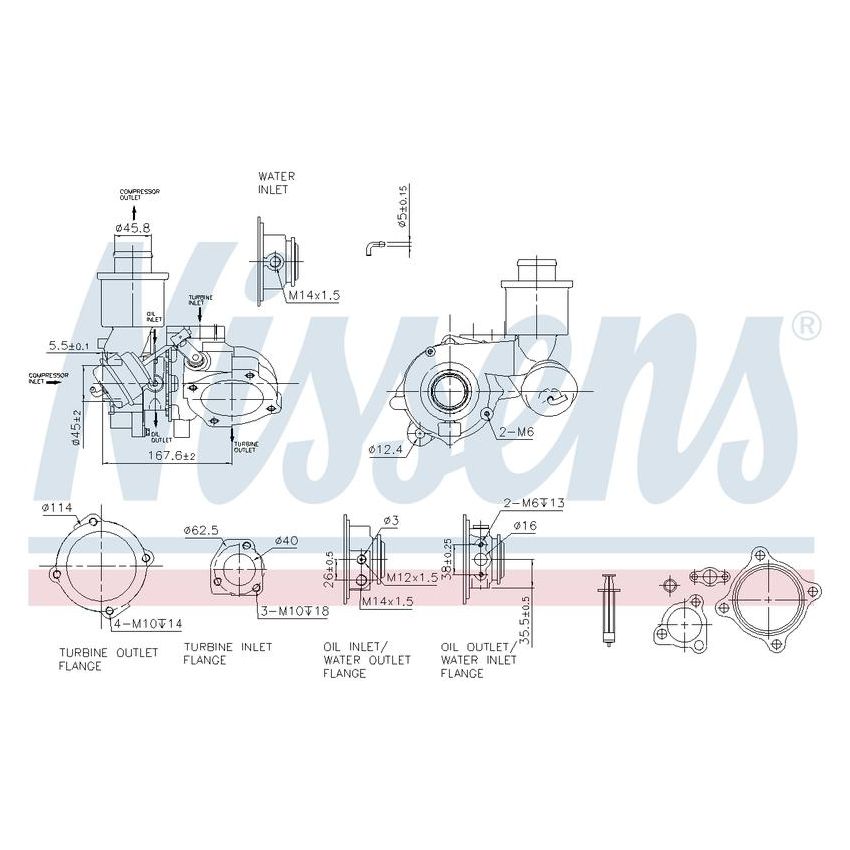 NISSENS 93222 Turbocharger