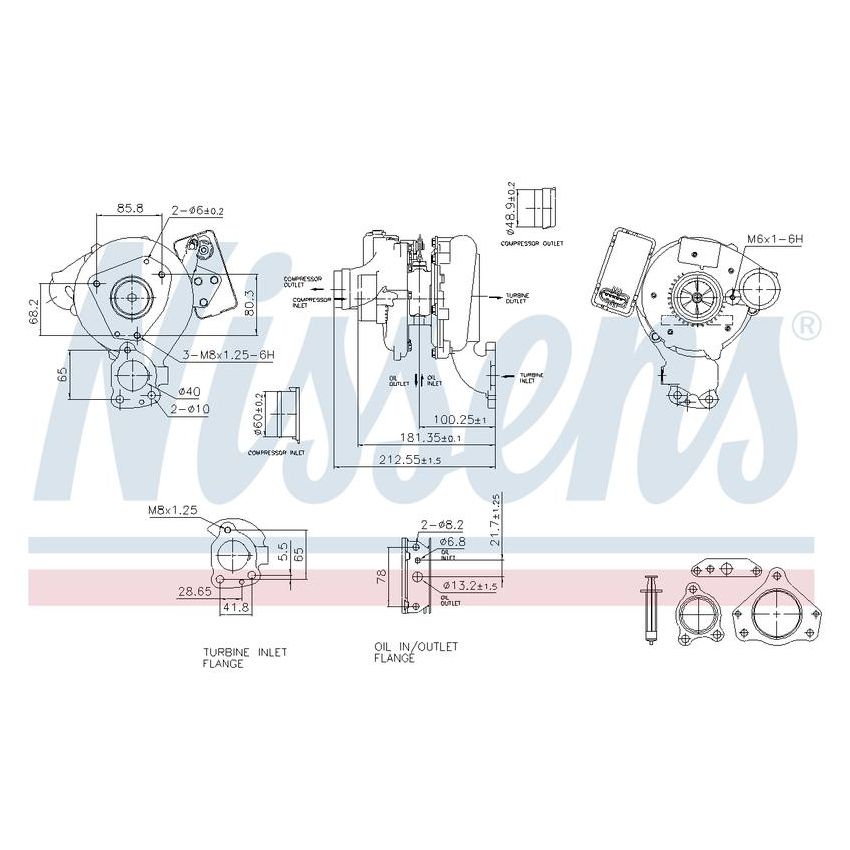 NISSENS 93271 Turbocharger