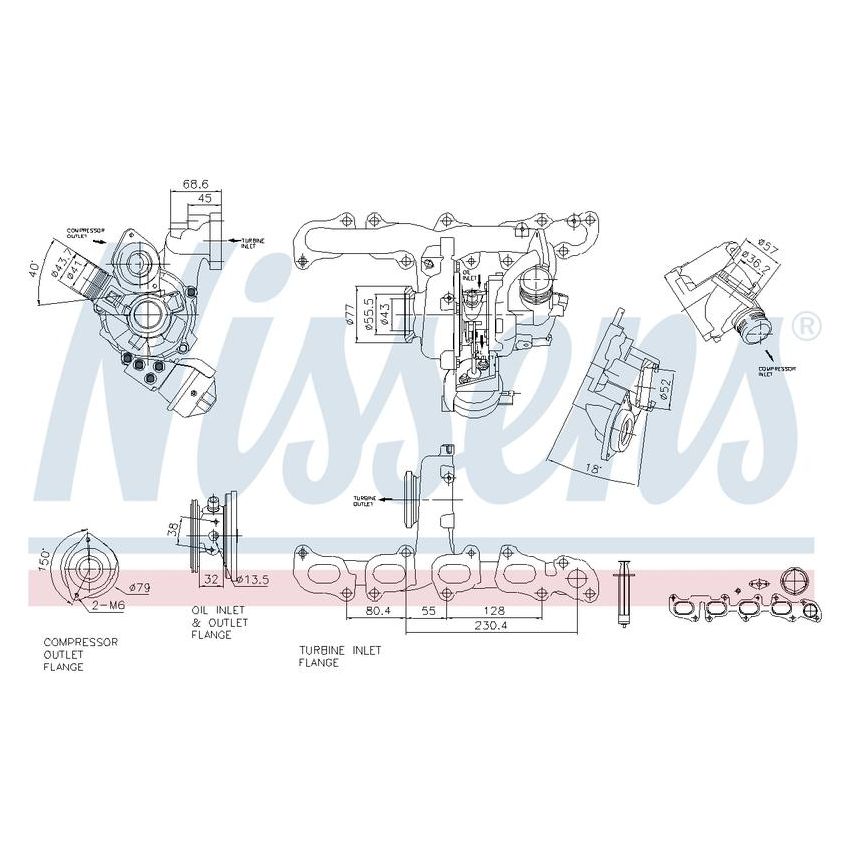 NISSENS 93420 Turbocharger
