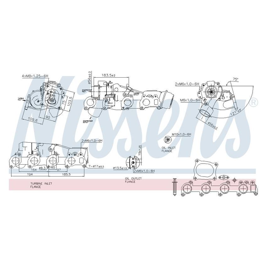 NISSENS 93433 Turbocharger