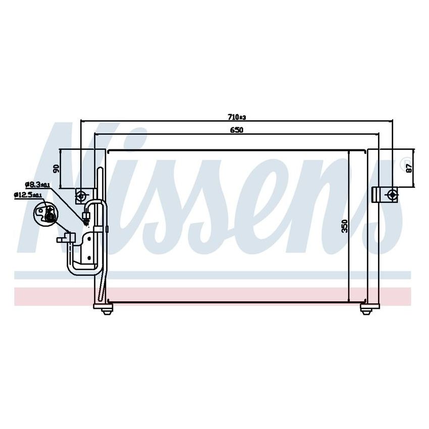 NISSENS 94037 Air Conditioning Condenser