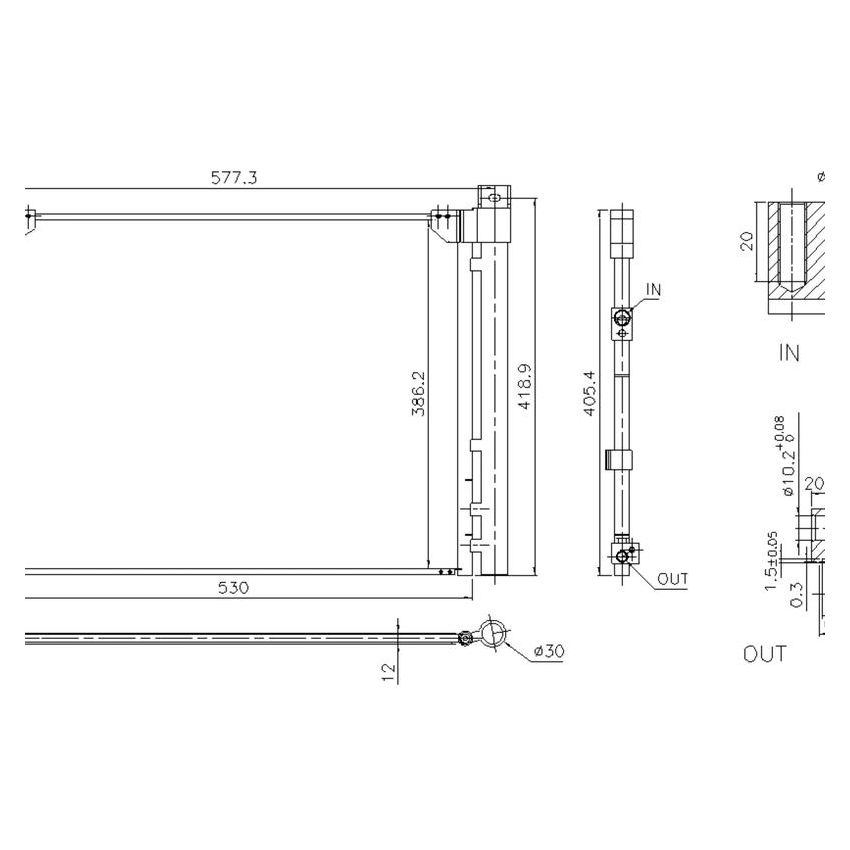 NISSENS 940850 Air Conditioning Condenser/Receiver Drier Assembly