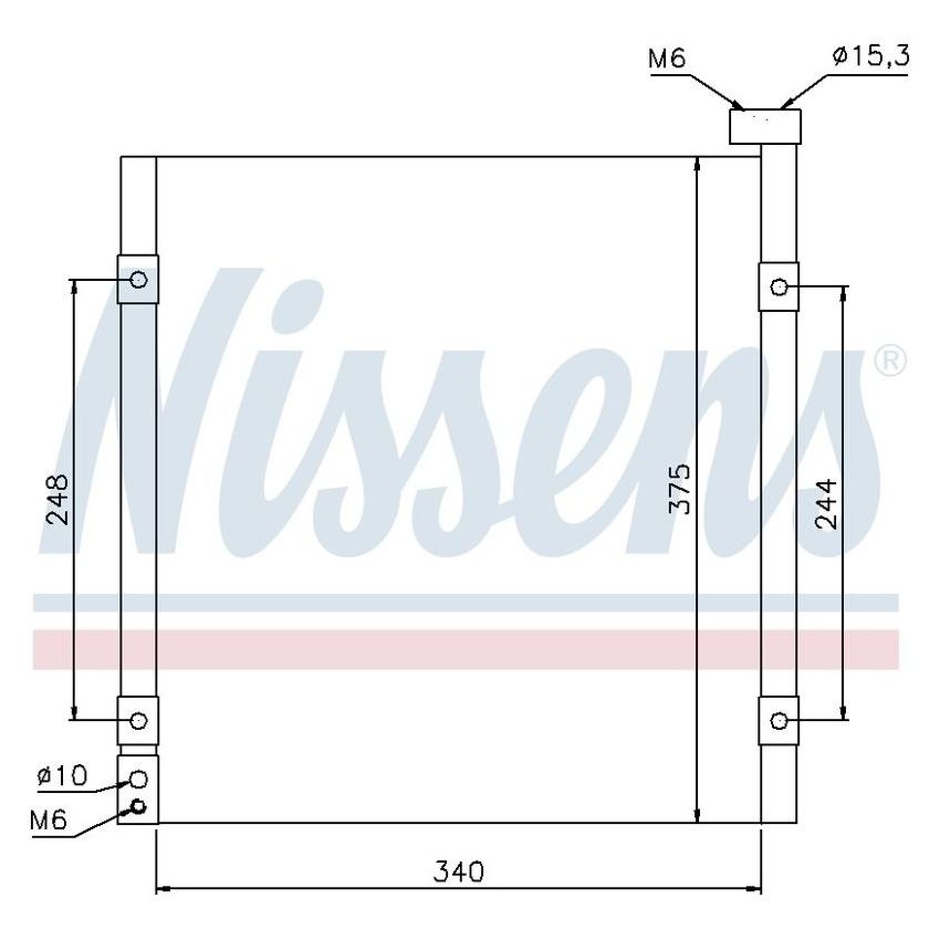 NISSENS 94290 Air Conditioning Condenser
