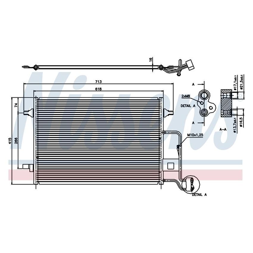 NISSENS 94592 Air Conditioning Condenser